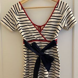 Antonio Marras Striped Ribbon Top